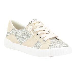 Blowfish Wave Glitter Sneakers Amber Silver Big Kid Size 4 and 5 New